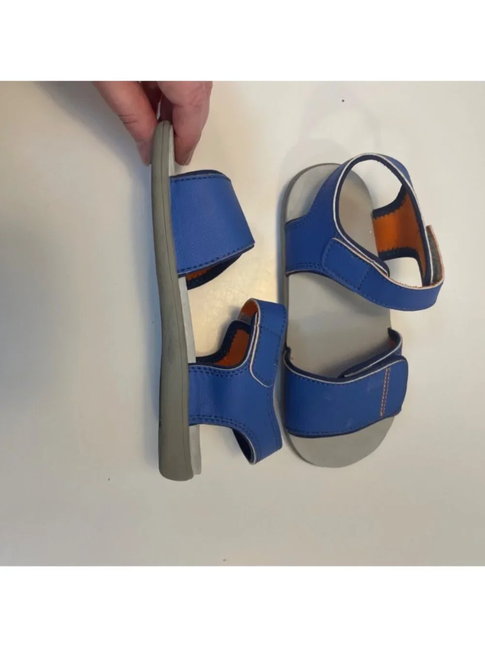See Kai Run Blue Logan Sport Sandals, Size 12
